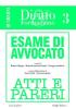 Esame di avvocato. Atti e pareri