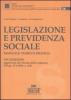 Legislazione e previdenza sociale. Manuale teorico pratico
