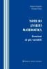 Note di analisi matematica. Funzioni di pi� variabili