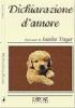 Dichiarazione d'amore
