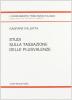 Studi sulla tassazione delle plusvalenze