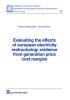 Evaluating the effects of european electricity restructuring. Evidence from generation price cost margins