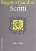 Scritti. 1953-1985
