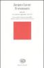 Il seminario. Libro IV. La relazione oggettuale 1956-1957