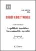 La pubblicit� immobiliare fra eccezionalit� e specialit�