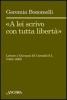 �A lei scrivo con tutta libert�. Lettere a Giovanni M. Cornoldi S. I. (1884-1890)