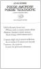 Poesie amorose. Poesie teologiche
