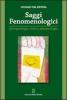 Saggi fenomenologici. Psicopatologia, clinica, epistemologia