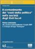 Il contenimento dei �costi della politica� nelle societ� degli enti locali