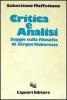 Critica e analisi. Saggio sulla filosofia di J�rgen Habermas