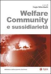 Welfare community e sussidiariet�