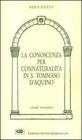 La conoscenza per connaturalit� in s. Tommaso d'Aquino
