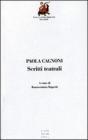 Scritti teatrali