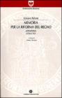 Memoria per la riforma del Regno �Stanfone� (1735-1737)