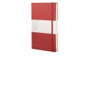Moleskine large. Taccuino a righe copertina rossa