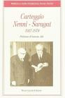 Carteggio Nenni Saragat 1927-1978