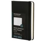 Moleskine 18 mesi � Agenda Weekly Notebook  - Pocket - Copertina rigida nera 2012-2013