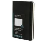 Moleskine 18 mesi � Agenda Weekly Notebook  - Large - Copertina rigida nera 2012-2013
