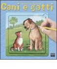 Cani e gatti. Disegna con gli stencil
