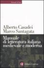 Manuale di letteratura italiana medievale e moderna