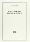Racemationes bibliograficae