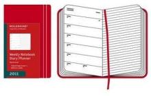 Moleskine 12 mesi -- Weekly Notebook - Pocket - Copertina rigida rossa 2011