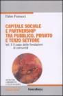 Capitale sociale e partnership tra pubblico, privato e terzo settore vol.2