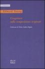 Congetture sulla composizione originale. Testo inglese a fronte