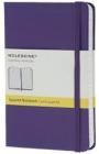 Moleskine taccuino poket a quadri copertina rigida viola
