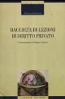 Raccolta di lezioni di diritto privato. eBook