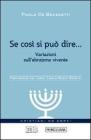 Se cos� si pu� dire... Variazioni sull'ebraismo vivente