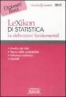 Lexikon di statistica. Le definizioni fondamentali. eBook