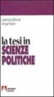 La tesi in scienze politiche