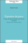 Il pensiero che prova. Il destino nella riflessione filosofica di fine Settecento in Germania (Herder, Schelling, H�lderlin, Hegel)
