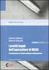 I profili legali dell'operazione di MLBO. L'acquisizione di società mediante indebitamento I profili legali dell'operazione di MLBO. L'acquisizione di società mediante indebitamento