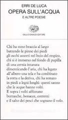 Opera sull'acqua e altre poesie Opera sull'acqua e altre poesie