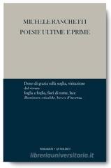 Poesie ultime e prime Poesie ultime e prime