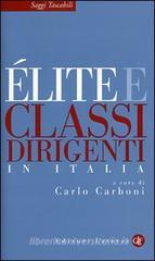 Élite e classi dirigenti in Italia Élite e classi dirigenti in Italia