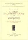 Le origini della cultura europea vol.2.1