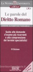 Le parole del diritto romano Le parole del diritto romano