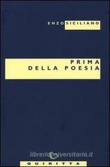 Prima della poesia Prima della poesia