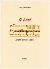 Il lied. Aspetti tecnico-vocali