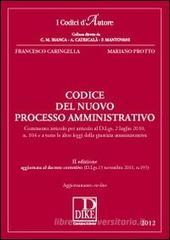 Codice del nuovo processo amministrativo Codice del nuovo processo amministrativo
