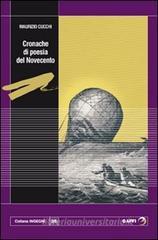 Cronache di poesia del Novecento Cronache di poesia del Novecento