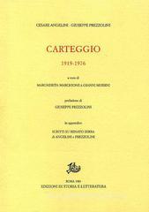 Carteggio (1919-1976). In appendice: scritti su Renato Serra di Angelini e Prezzolini