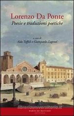 Lorenzo Da Ponte. Poesie e traduzioni poetiche Lorenzo Da Ponte. Poesie e traduzioni poetiche