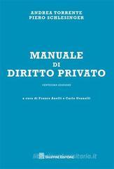 Manuale di diritto privato Manuale di diritto privato