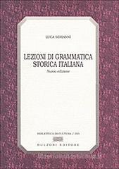 Lezioni di grammatica storica italiana