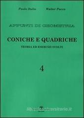 Appunti di geometria. Teoria ed esercizi svolti vol.4