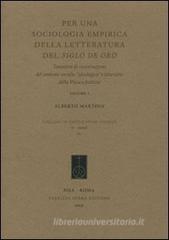 Per una sociologia empirica della letteratura del siglo de oro